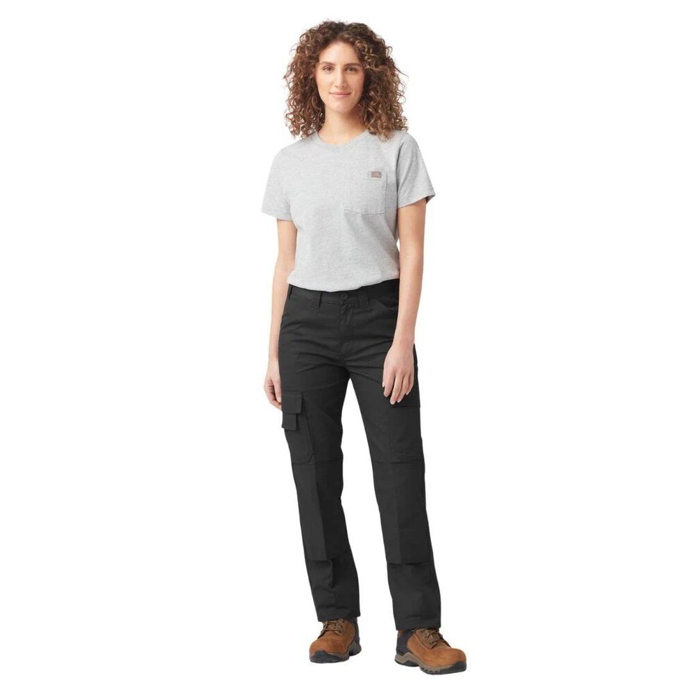 Dickies Everyday Cargo Pants Straight Leg Workwear Black 6R